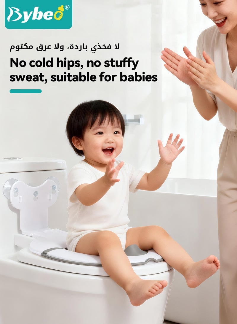 Bybeo Baby Potty Training Seat for Toddlers, Kids Toilet Seat with 10 PCS Toilet Seats Covers, Portable Travel Potty Seat with Adjustable Retainer for Boys and Girls - Image 3
